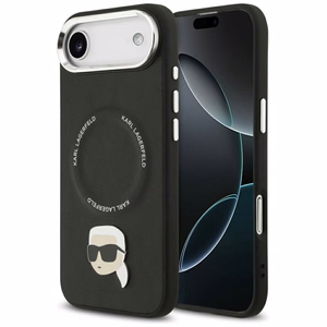 KARL LAGERFELD ümbris jaoks IPHONE 17 Air compatible with MagSafe KLHMP17MPSMLRKLK (PU Karl Pin) must