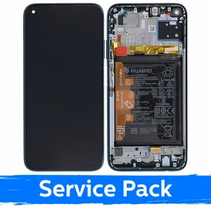 LCD ekraan ühilduv Huawei P40 Lite raamiga / Crush Green / (Service Pack)