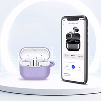 Tech-Protect Silicone Hook Ümbris jaoks Samsung Galaxy Buds 3 / 3 FE / 3 Pro - Purple