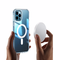 Anti Shock 1,5 mm Mag ümbris jaoks iPhone 14 6,1" läbipaistev big hole