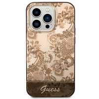 Guess GUHCP14XHGPLHC iPhone 14 Pro Max 6.7" ocher hardcase Porcelain Collection