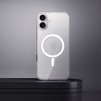 Clear Elite Mag Ümbris antiyellowing compatible with Camera Control button and MagSafe jaoks IPHONE 16 Air läbipaistev