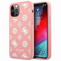Guess GUHCP12LLSPEWPI iPhone 12 Pro Max 6.7" roosa/roosa kõva ümbris Peony Collection