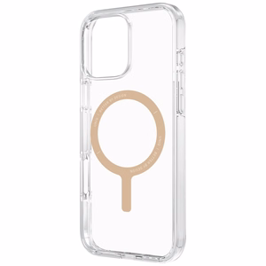 Uniq Clario Magclick Charging Ümbris jaoks iPhone 16 Pro Max - Läbipaistev Kuldne