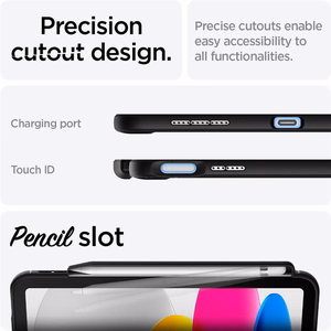 Spigen Rugged Armor ümbris iPad 10.9 2022 matt must