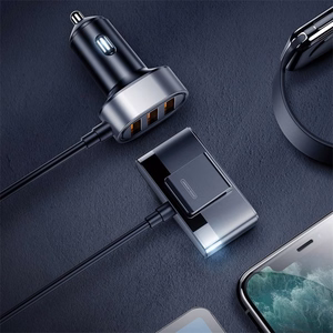 Car laadija Joyroom JR-CL03 5-Port USB (must)