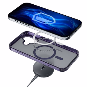 3mk Frosty MagCase lilla Ümbris jaoks Apple iPhone 16 Plus - lilla