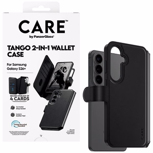 CARE by PanzerGlass Tango 2in1 Wallet ümbris Samsung Galaxy S26+ - must
