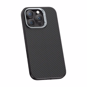 Benks Magnetic Armor Pro Kevlar Ümbris Metal Frame 600D (AD66) jaoks Iphone 16 Pro Max must (Camera Control Button)
