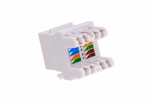 Alantec MKN-U5-1 juhtme ühenduspesa RJ45 valge