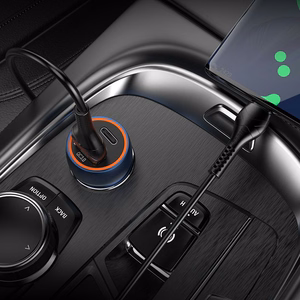 Car Laadija Hoco USB A + USB C PD QC3.0 3A 20W Z46A sapphire sinine