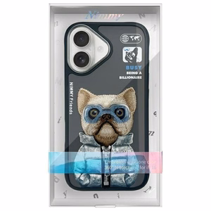 Nimmy Cool&Cute 2.0 Dog Ümbris jaoks iPhone 16 - Must