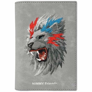 Nimmy Raptor Lion Passport/Wallet Ümbris - Hall