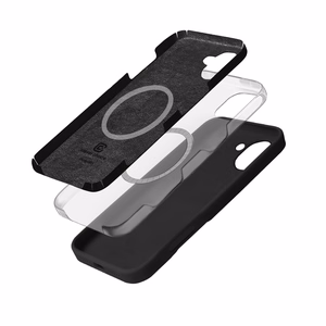 Crong Color Cover Magnetic MagSafe ümbris seadmele iPhone 16, must