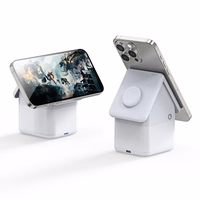 Duzzona W20 15W 4in1 inductive laadija jaoks iPhone / AirPods / Apple Watch with night lamp - valge