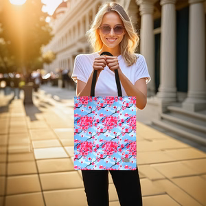 Shopping bag Wonder pattern 1 sinine