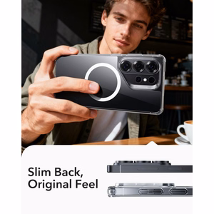 ESR Classic hübriid MagSafe ümbris Samsung Galaxy S26 Ultra jaoks - läbipaistev