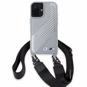 BMW M Edition Carbon Stripe & Strap iPhone 16 Ümbris - hall