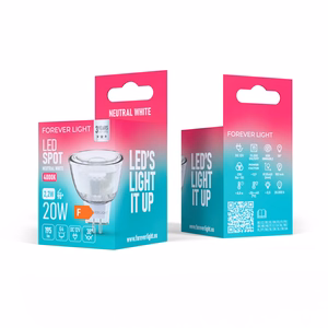 Forever Light LED Bulb G4 MR11 38° 2.2W 195lm 4000K 12V klaas class F