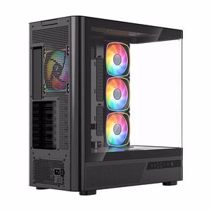 MODECOM Volcano AQ100 ARGB kesktornkorpus, must