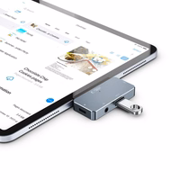 HUB Tech-Protect V6 4in1 USB-C - USB-A 3.0 / USB-C PD100W / HDMI / mini jack 3.5mm - hall