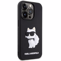 Karl Lagerfeld KLHCP14X3DRKHNK iPhone 14 Pro Max 6.7" must/must hardcase Rubber Choupette 3D