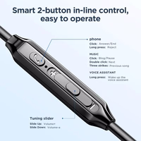 Wired Earphones JR-EW02, Half in Ear (valge)