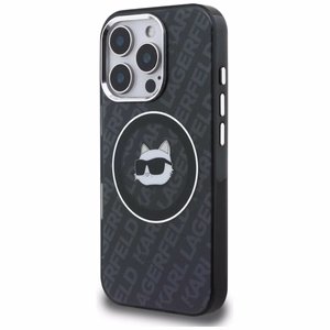Karl Lagerfeld IML Choupette Head Logo MagSafe Ümbris iPhone 16 Pro - must