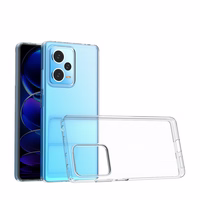 Ultra Clear 0.5mm ümbris jaoks Xiaomi Redmi Note 12 Pro+ thin cover läbipaistev