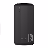 External battery Akupank Awei P20K 5V/2.4A 10000mAh must