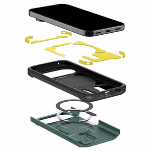Spigen Tough Armor Mag MagSafe ümbris mudelile Google Pixel 11 Pro, tumeroheline
