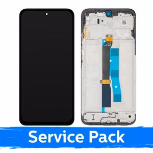 Черный LCD-дисплей, совместимый с Xiaomi Redmi 15 5G, с рамкой (сервисный комплект)