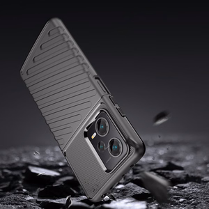 Thunder Ümbris ümbris jaoks Xiaomi Redmi Note 12 Pro+ silicone armor ümbris must