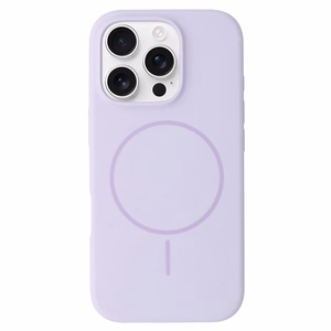 Magsafe Slim Silicone jaoks Iphone 16 Pro purple