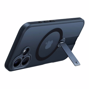 Torras Pstand Spin ümbris iPhone 16-le (must)