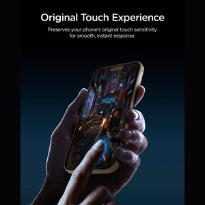 Spigen Glas.tR EZ Fit Pro HD AC privaatsusfiltriga karastatud kaitseklaas mudelile iPhone 18 Pro Max