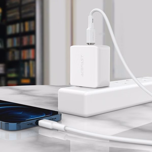 Acefast кабель MFI USB Type C - Lightning 1.2m, 30W, 3A чёрный (C2-01 black)