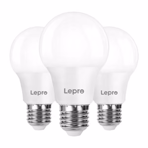 LEPRO 100089-WW-EU-3 LED Bulb, E27, A60, 8.5W (60W), 806 lm, 2700K (warm white), 180°, 3-pack