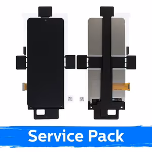 LCD ekraan ühilduv Samsung F741 Z Flip6 (SISEMINE) must (Service Pack) (NF versioon)