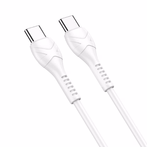 Kaabel USB C to USB C Hoco PD 60W 1 m X37 valge