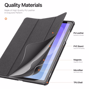 Чехол Dux Ducis Domo для Samsung X210 X215 X216 Tab A9 Plus 11.0 X230 X235 X236 Tab A11 Plus 11.0 чёрный
