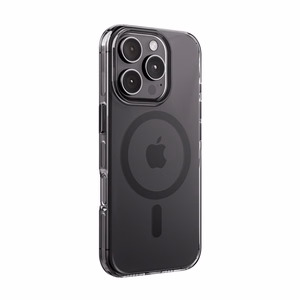 Crong Clear MAG Pro MagSafe ümbris seadmele iPhone 16 Pro, must