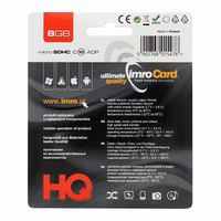 IMRO memory card microSD 8GB 100MB/s class 10 UHS I with adapter SD