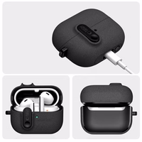 Tech-Protect Slim Hook ümbris Samsung Galaxy Buds 3 / 3 FE / 3 Pro jaoks - must