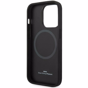 Ümbris BMW BMHMP14X22RFGK iPhone 14 Pro Max 6.7" must/must Leather Diamond Pattern MagSafe