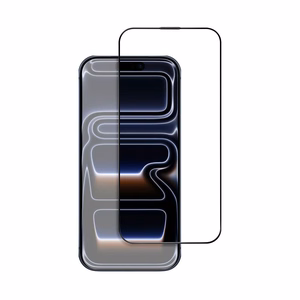 Tempered glass for iPhone 17 Blue Star 5D AR black