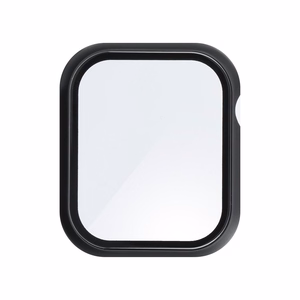 Bestsuit Ümbris with Hybrid Glass jaoks Apple Watch series 7/8/9-45mm - graphite