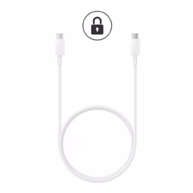 USB Kaabel Samsung EP-DN975BWE Note 10+ Valge "Type-C / Type-C" 100cm Original (5A)