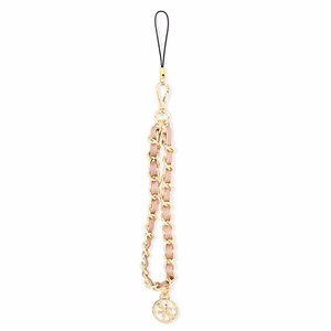 GUESS phone strap GUSTSAS4P (Chain Metal 4G Charm) roosa