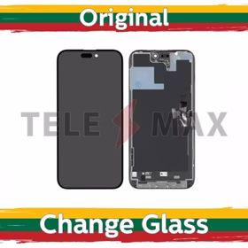 LCD ekraan ühilduv iPhone 15 Pro Max must (Renewed: Telemax)